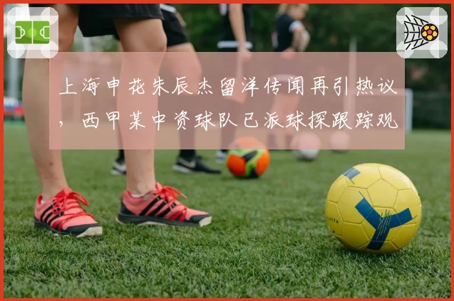 上海申花朱辰杰留洋传闻再引热议，西甲某中资球队已派球探跟踪观察？